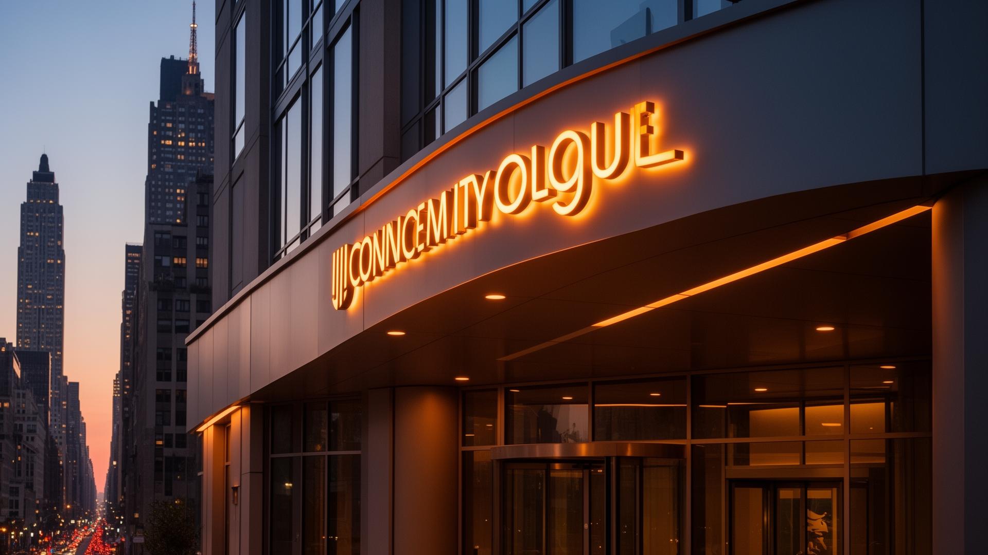 Exterior commercial signage for NYC businesses