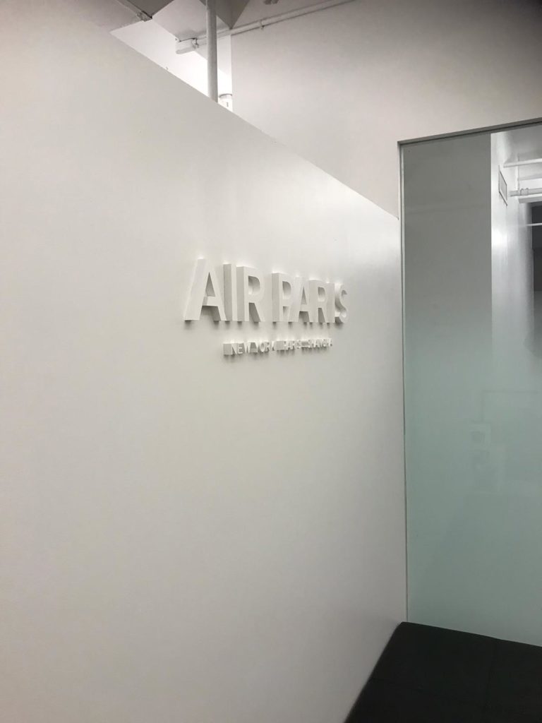Laser-cut acrylic letters