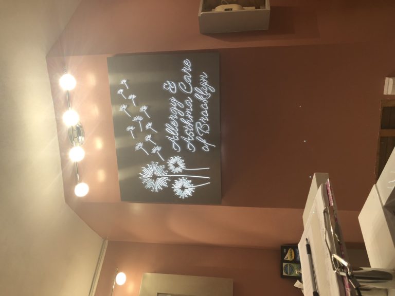 acrylic light box signage