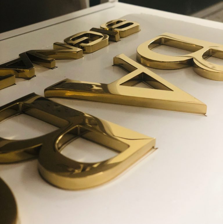 metal letters for wall decor
