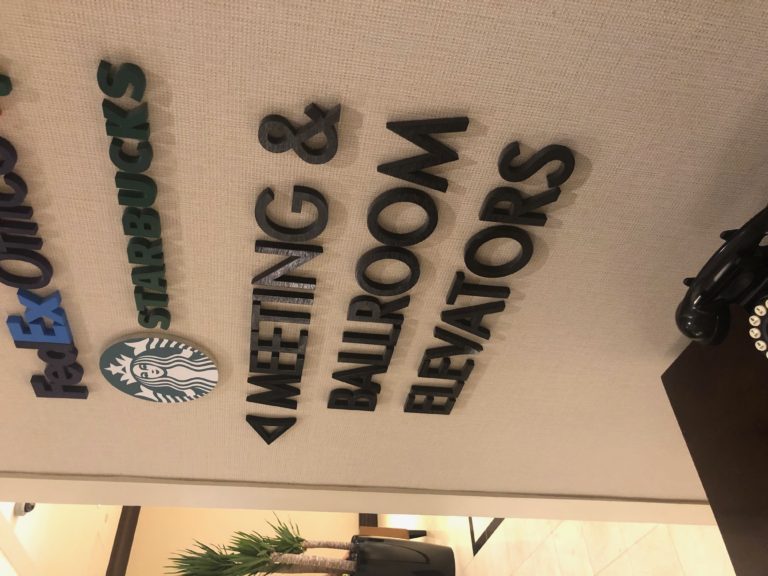 Acrylic block letters