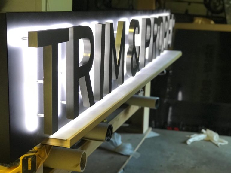 Backlit letters Backlit letters