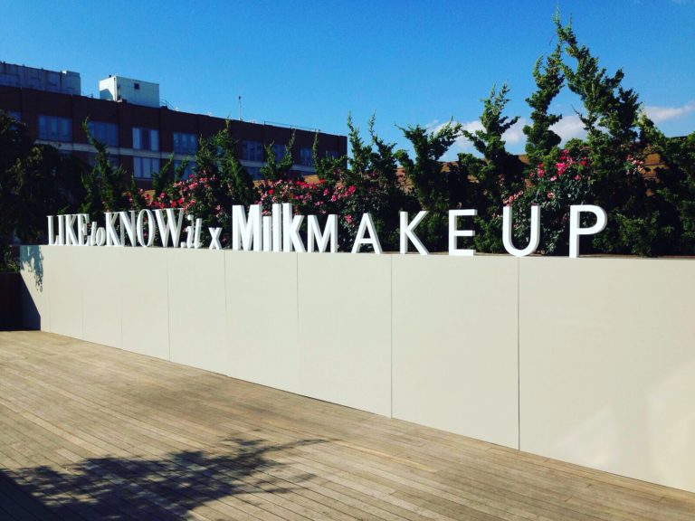 Outdoor Alphabetic Signage