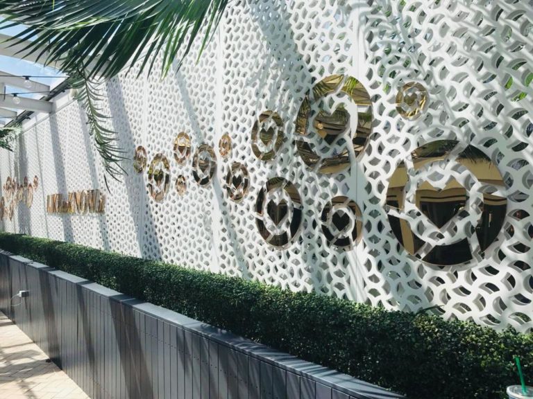 exterior hanging sign