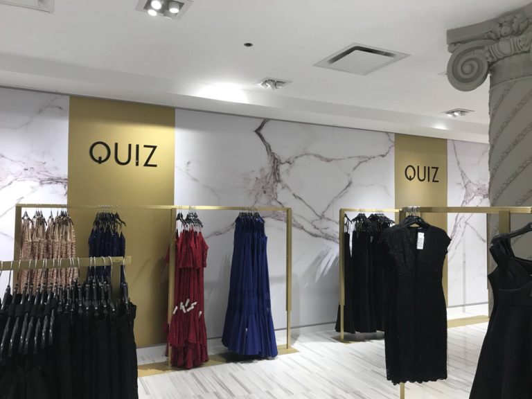 In store logo signage