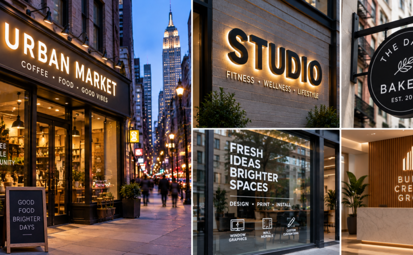 10 Creative Business Sign Ideas to Attract More Customers in New York
