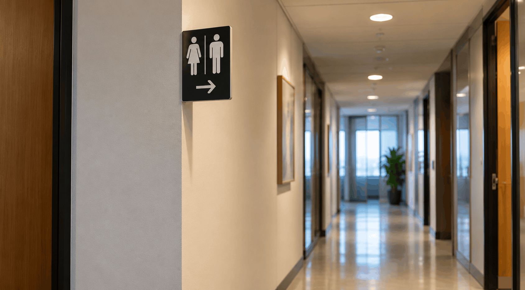Restroom signage mistakes businesses should avoid for accessibility, visibility, and compliance