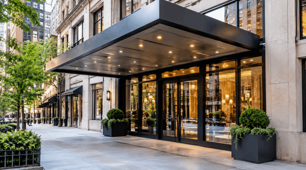 Commercial canopy for a New York business